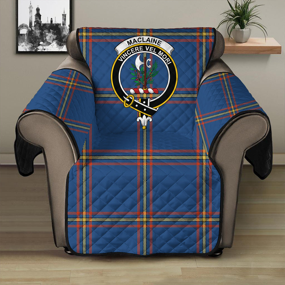 MacLaine of Loch Buie Tartan Crest Sofa Protector