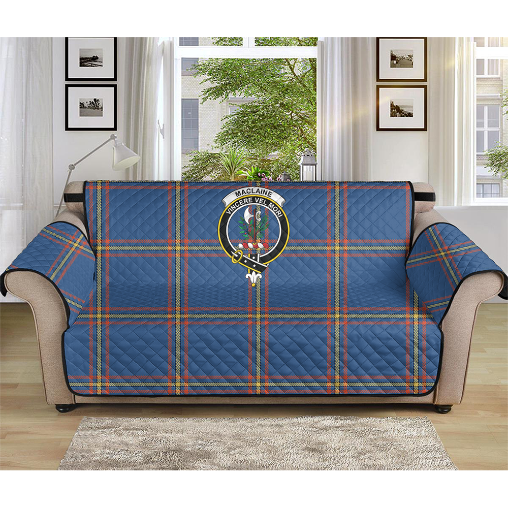 MacLaine of Loch Buie Tartan Crest Sofa Protector