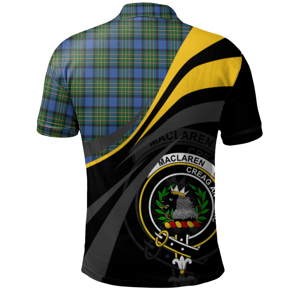 MacLaren Ancient Tartan Polo Shirt - Royal Coat Of Arms Style