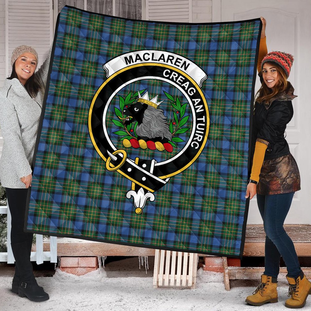 MacLaren Ancient Tartan Crest Quilt