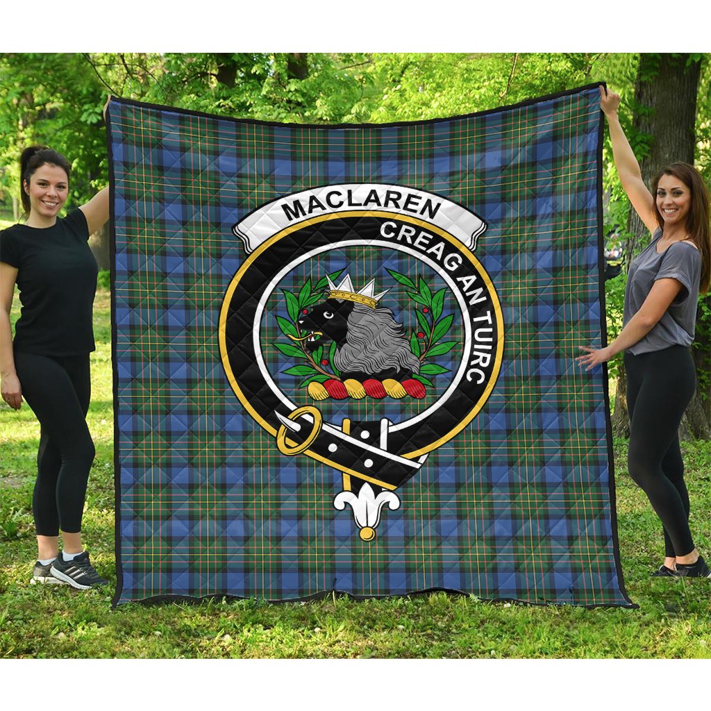 MacLaren Ancient Tartan Crest Quilt