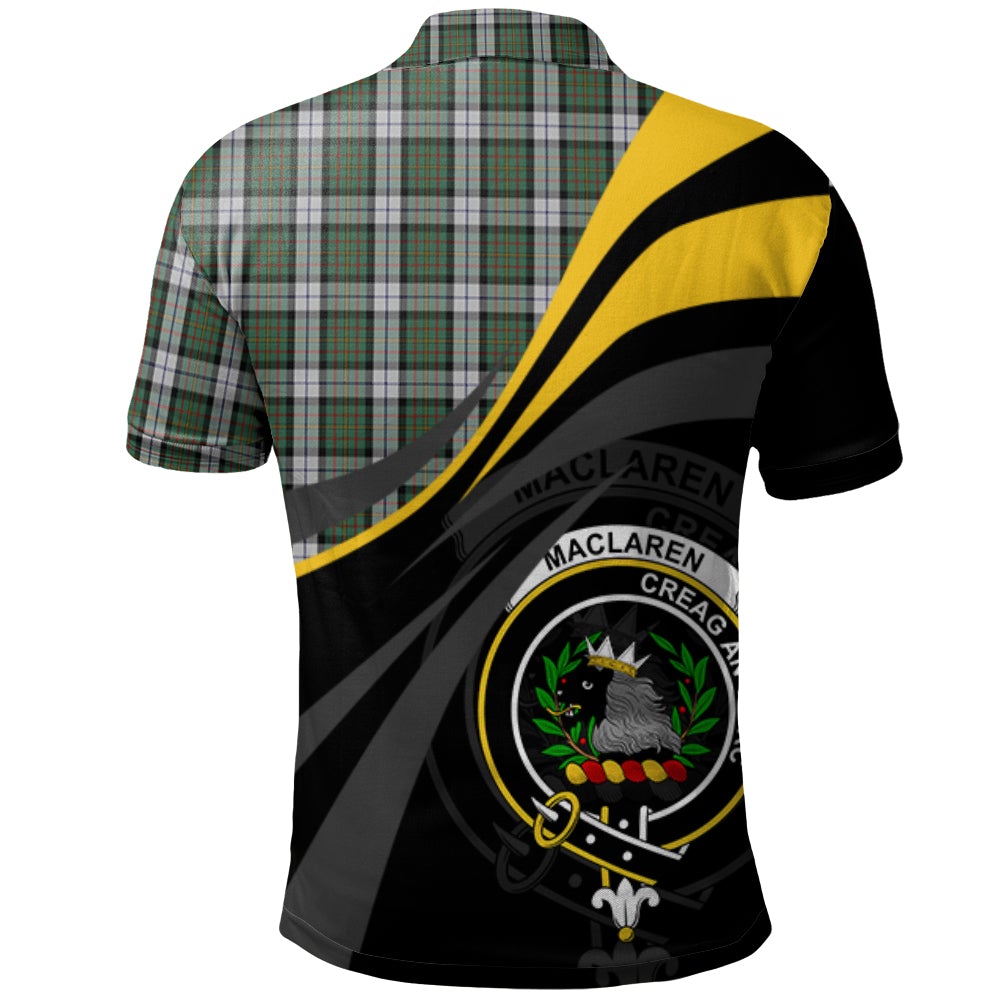 MacLaren Dress Tartan Polo Shirt - Royal Coat Of Arms Style