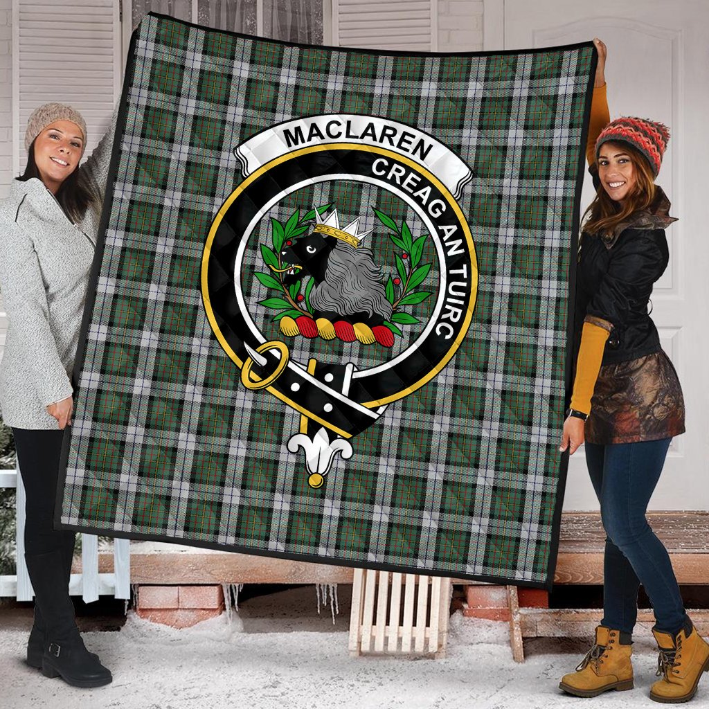 MacLaren Dress Tartan Crest Quilt