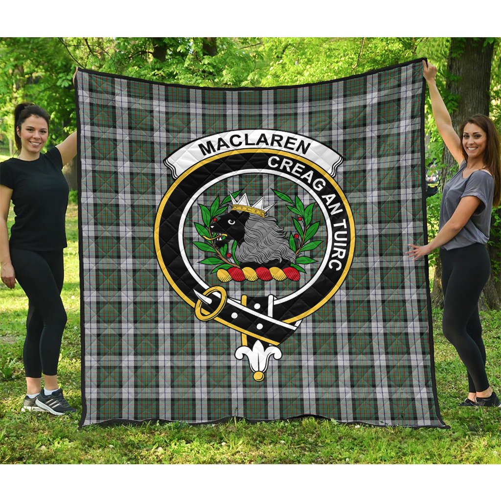 MacLaren Dress Tartan Crest Quilt