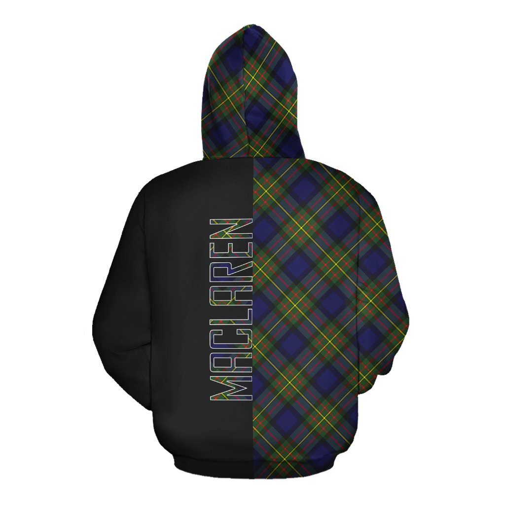 MacLaren Modern Tartan Hoodie Half of Me - Cross Style