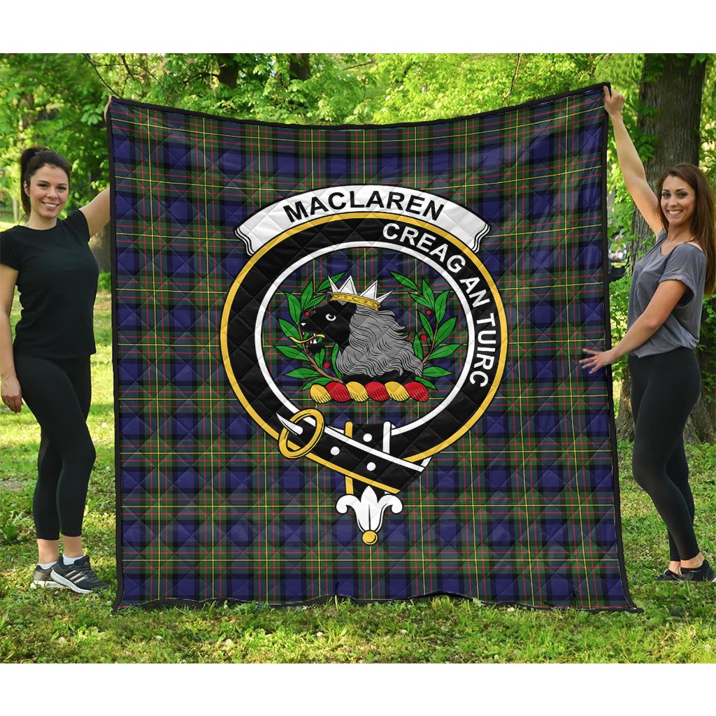 MacLaren Modern Tartan Crest Quilt