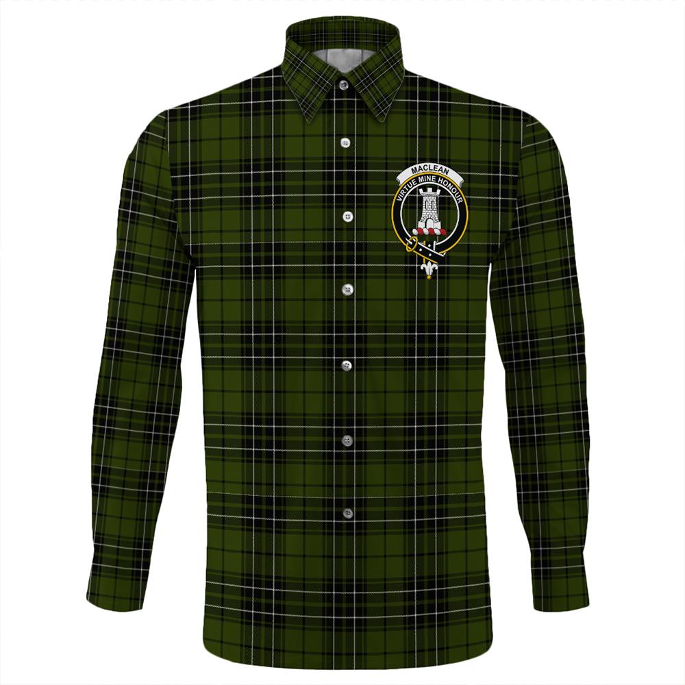 MacLean Hunting Ancient Tartan Long Sleeve Button Shirt