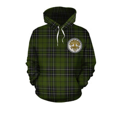 MacLean Hunting Tartan Hoodie - Tree Of Life