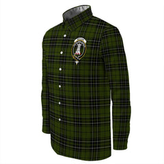 MacLean Hunting Ancient Tartan Long Sleeve Button Shirt