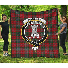 MacLean Tartan Crest Quilt