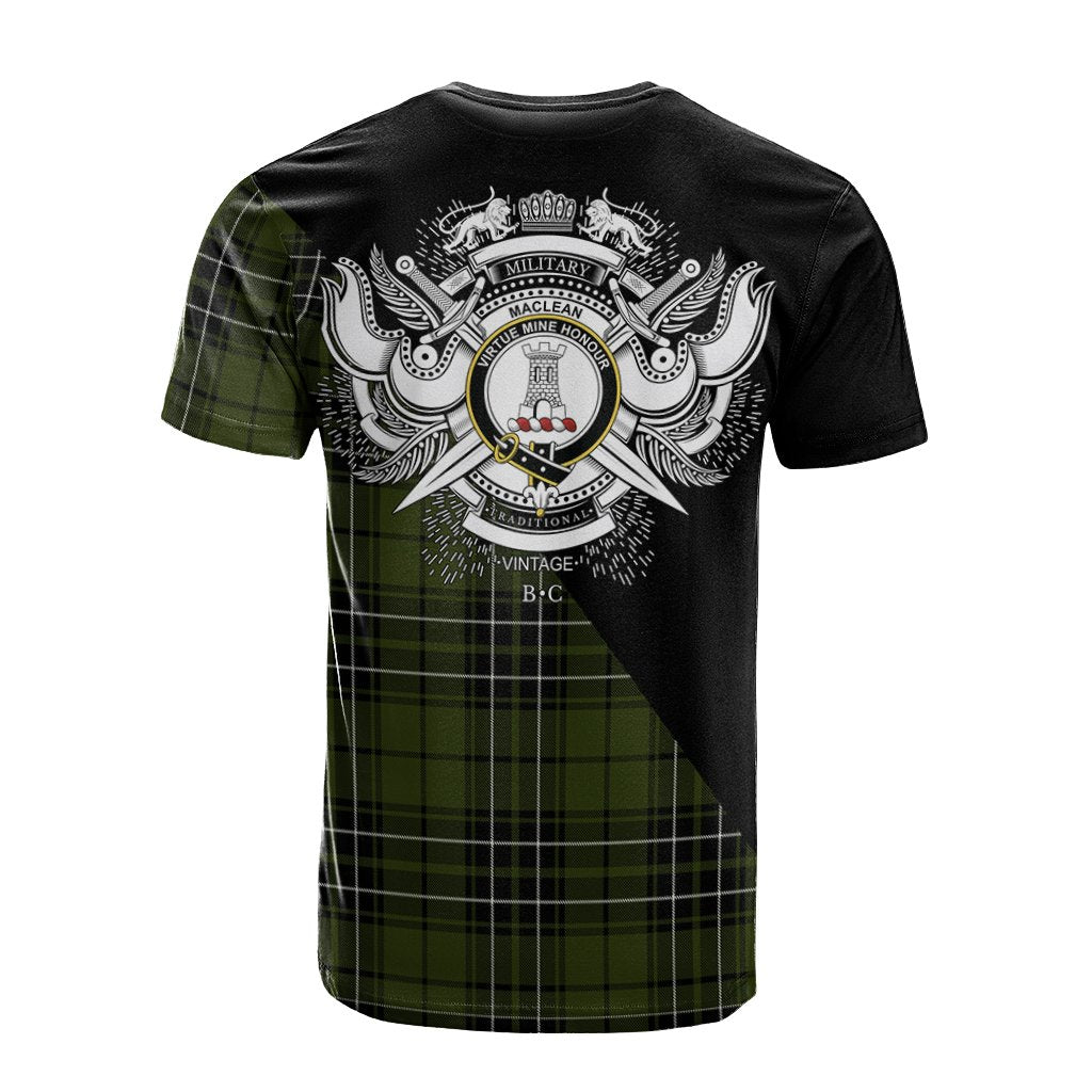 MacLean Hunting Tartan - Military T-Shirt