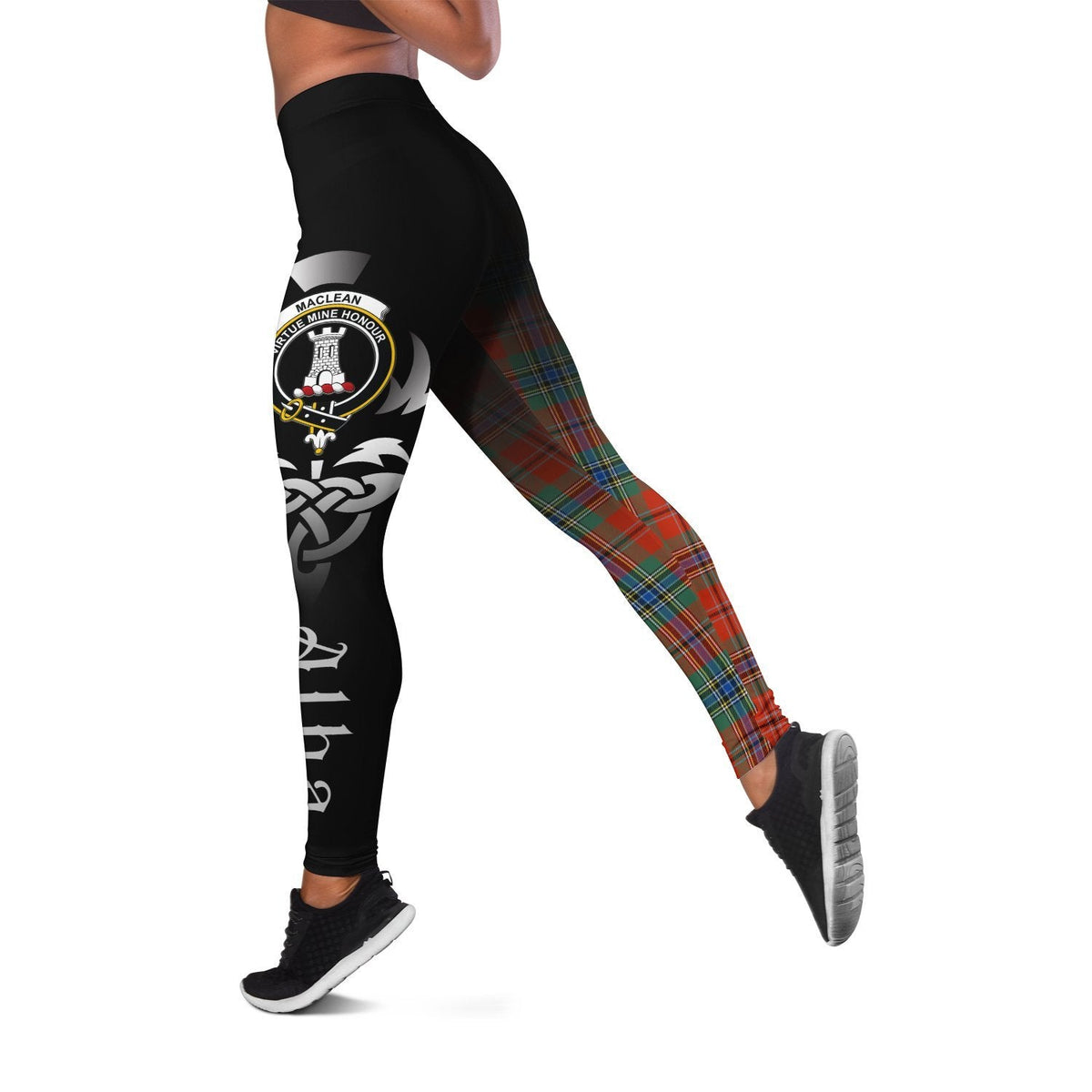 MacLean Of Duart Ancient Tartan Leggings - Alba Celtic Style