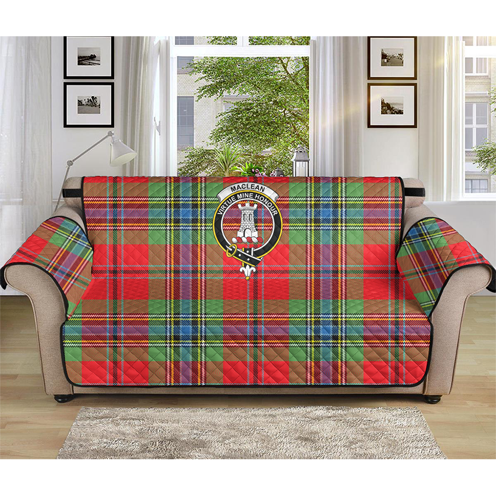 MacLean of Duart Modern Tartan Crest Sofa Protector