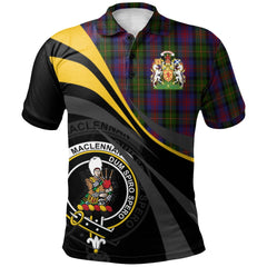 MacLennan Tartan Polo Shirt - Royal Coat Of Arms Style