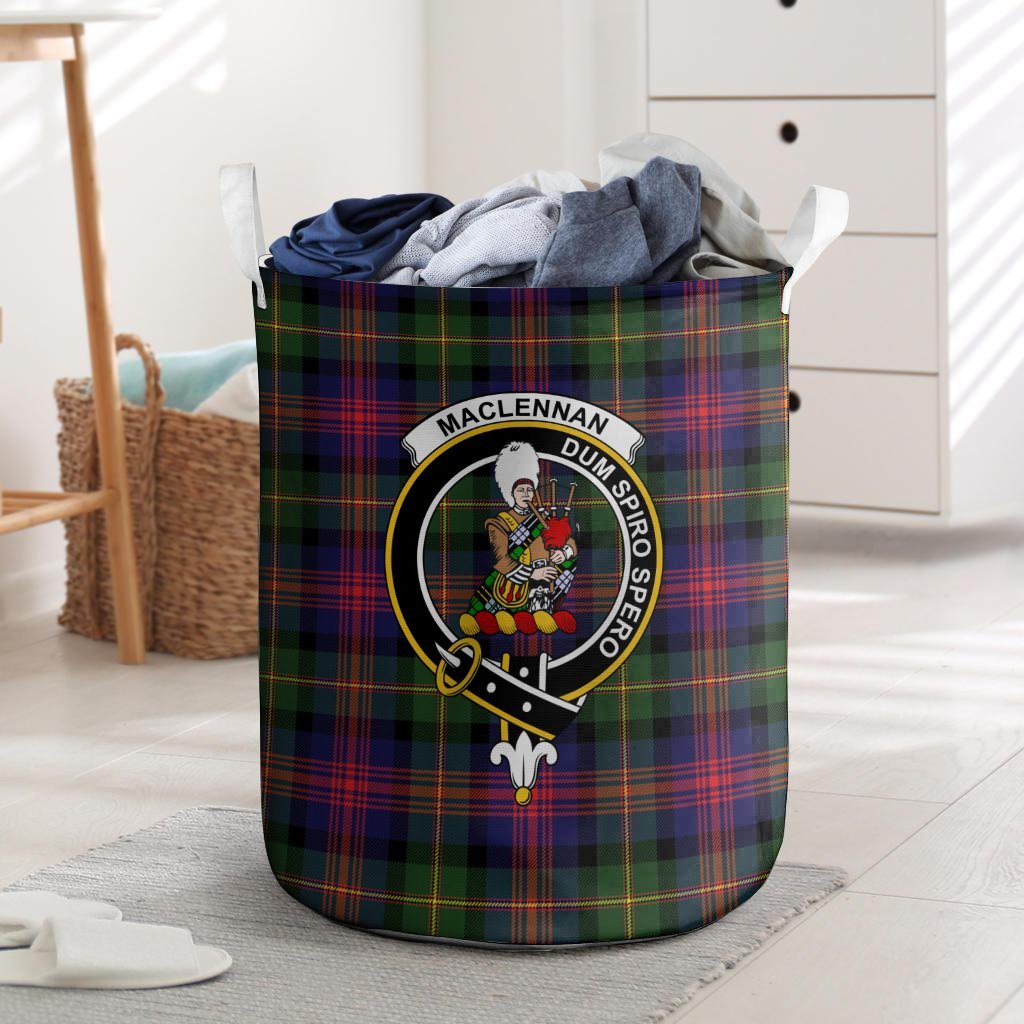 MacLennan Tartan Crest Laundry Basket