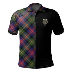 MacLennan Tartan Polo Shirt Half of Me - Cross Style