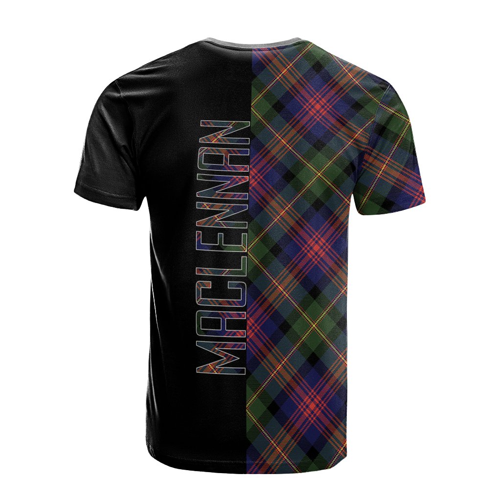 MacLennan Tartan T-Shirt Half of Me - Cross Style