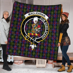 MacLennan Tartan Crest Quilt