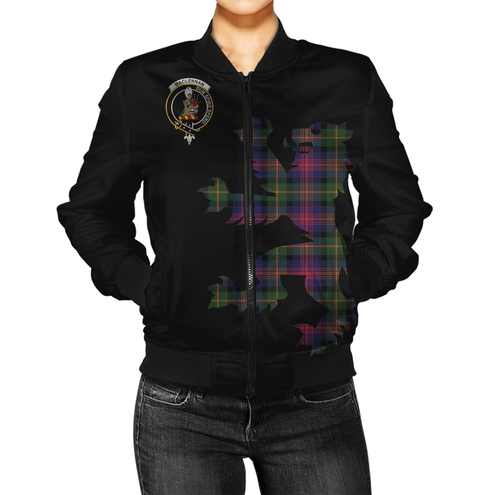 MacLennan Tartan Bomber Jacket Lion & Thistle