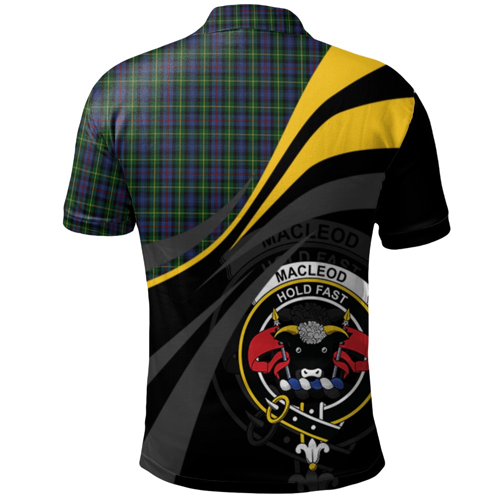 MacLeod of Gesto 01 Tartan Polo Shirt - Royal Coat Of Arms Style