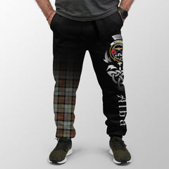 MacLeod Of Harris Weathered Tartan Crest Jogger Sweatpants - Alba Celtic Style