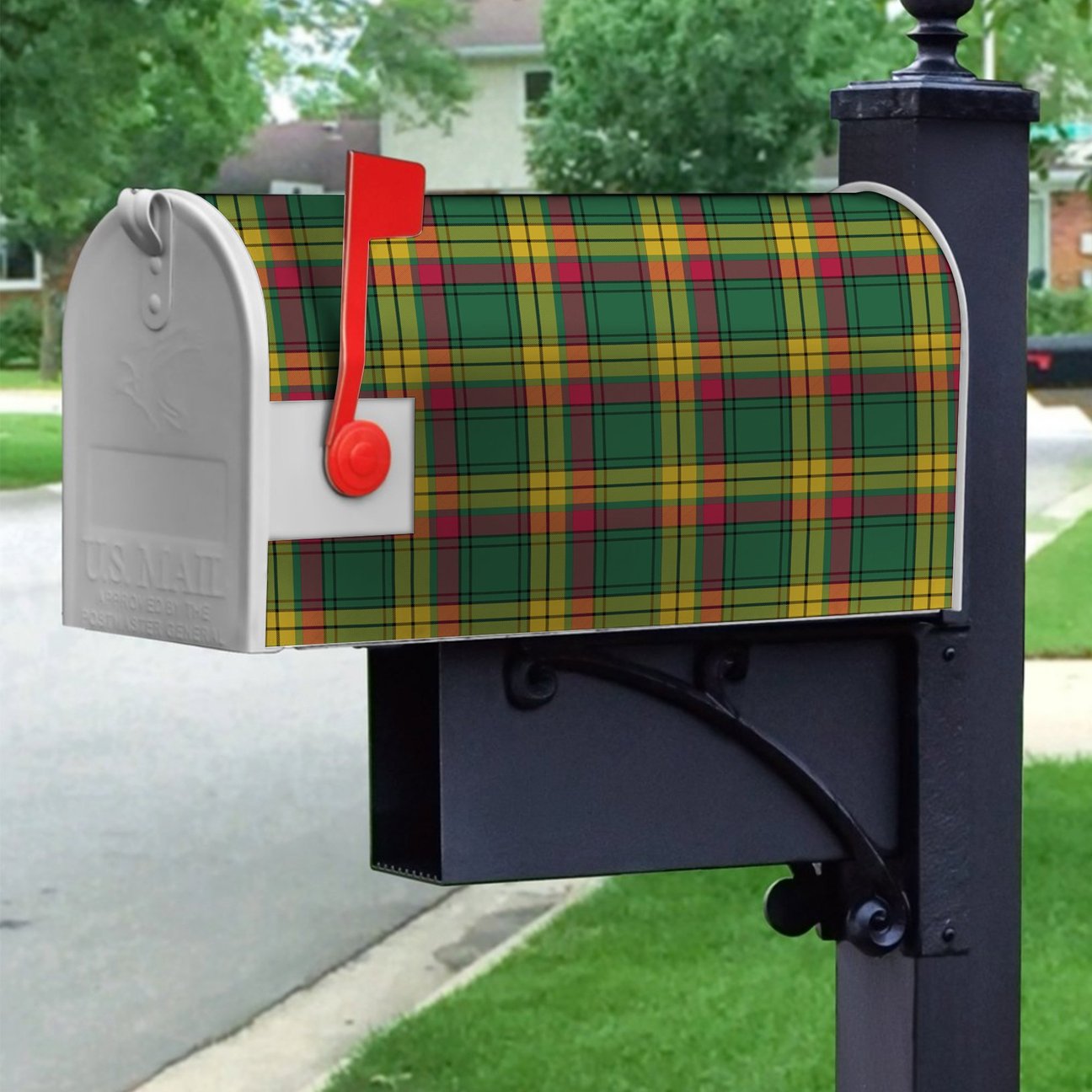 MacMillan Old Ancient Tartan Crest Mailbox