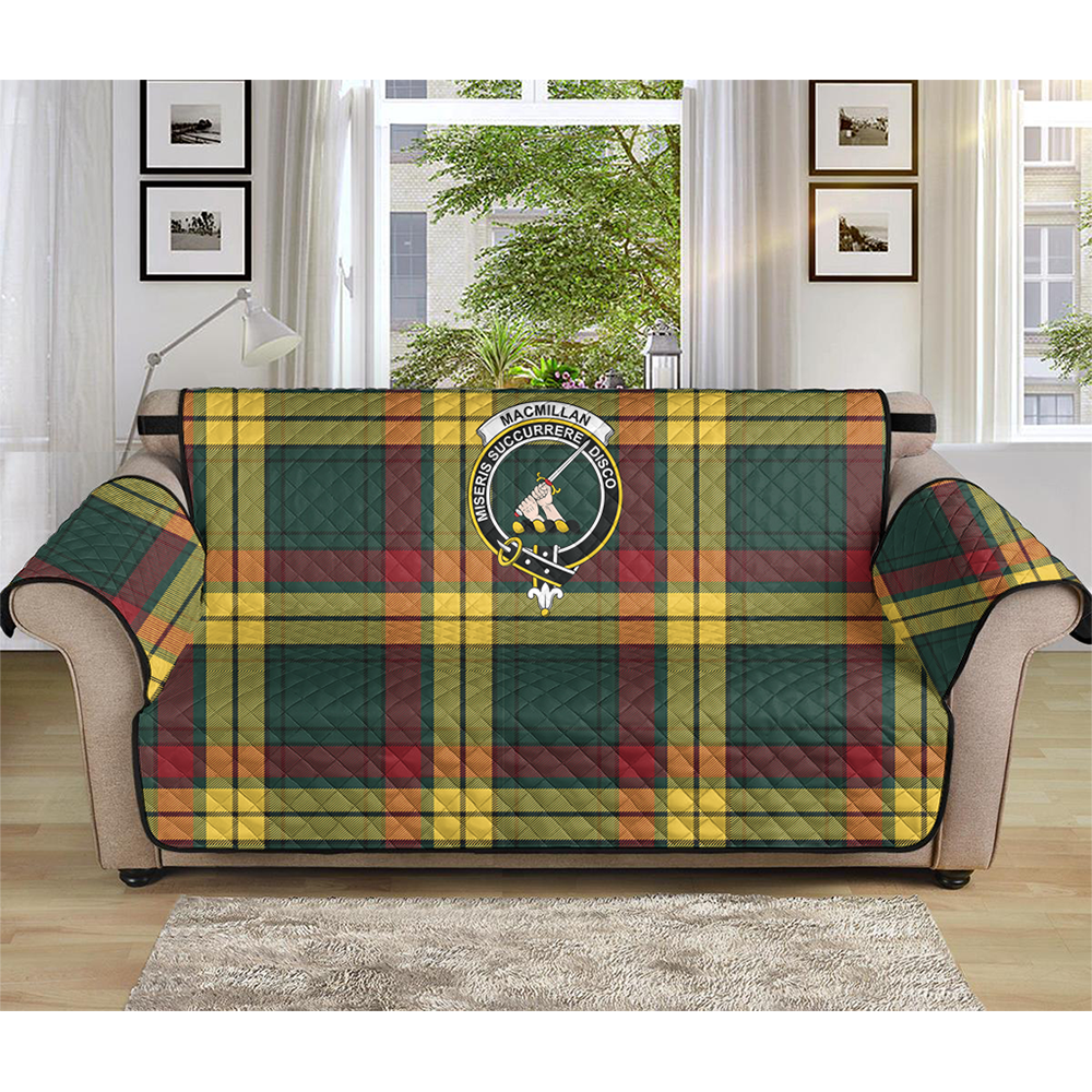 MacMillan Old Modern Tartan Crest Sofa Protector