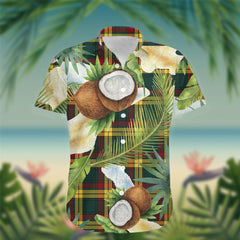 MacMillan Tartan Hawaiian Shirt Hibiscus, Coconut, Parrot, Pineapple - Tropical Garden Shirt