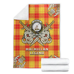 MacMillan Tartan Gold Courage Symbol Blanket