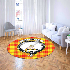 MacMillan Tartan Crest Round Rug