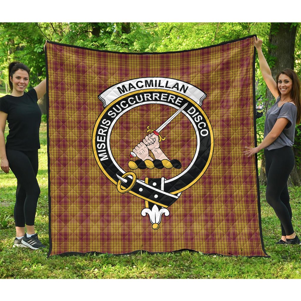 MacMillan Dress Tartan Crest Quilt