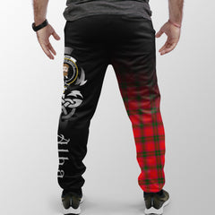 MacNab Modern Tartan Crest Jogger Sweatpants - Alba Celtic Style