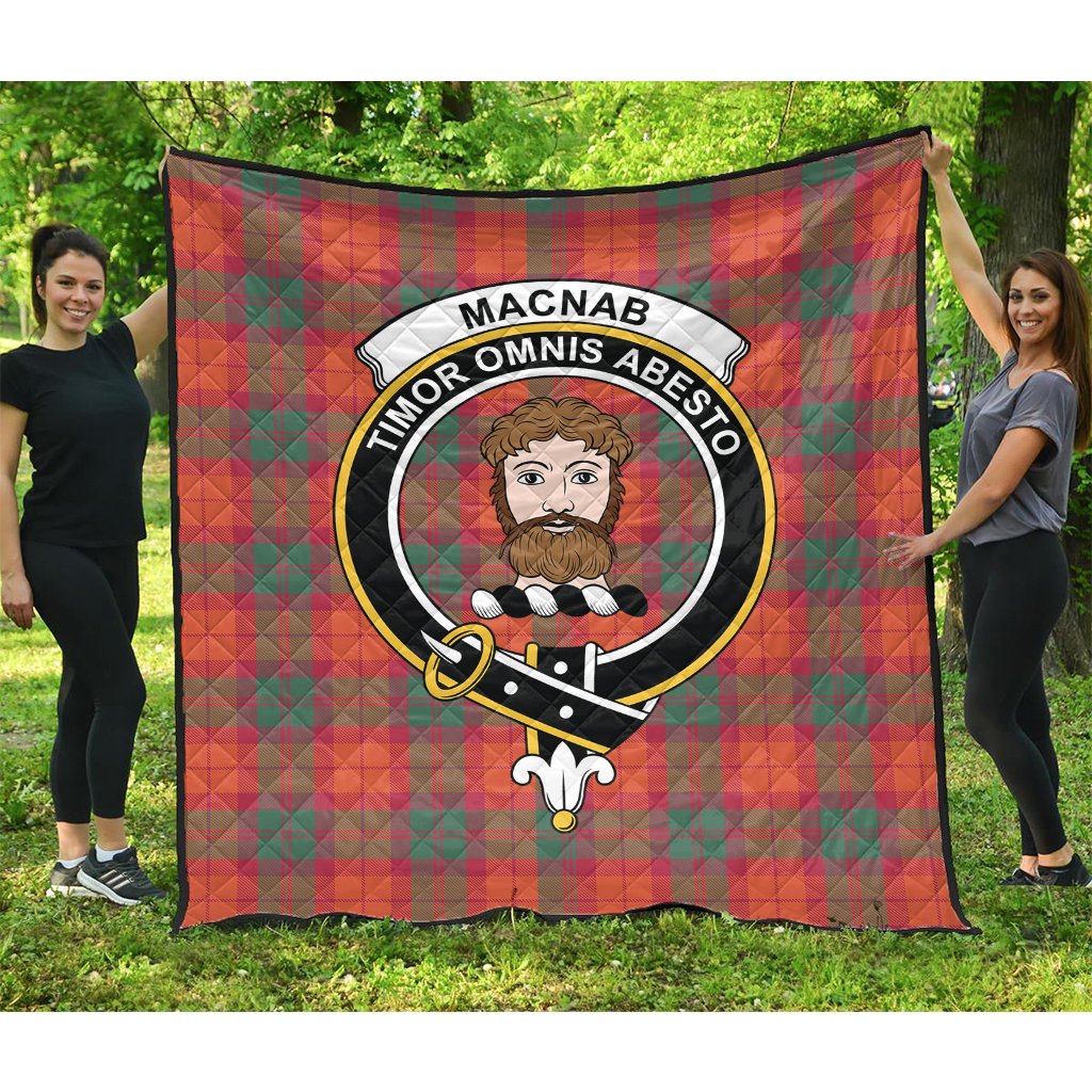 MacNab Ancient Tartan Crest Quilt