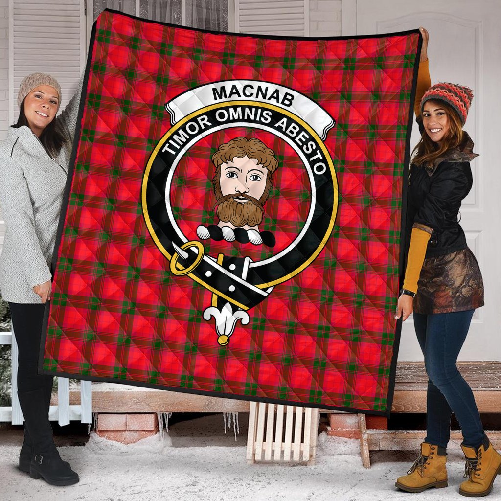 MacNab Modern Tartan Crest Quilt