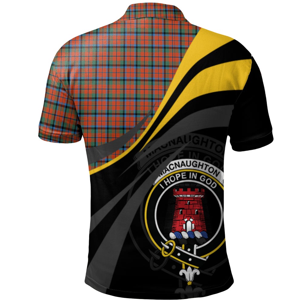 MacNaughton Ancient Tartan Polo Shirt - Royal Coat Of Arms Style