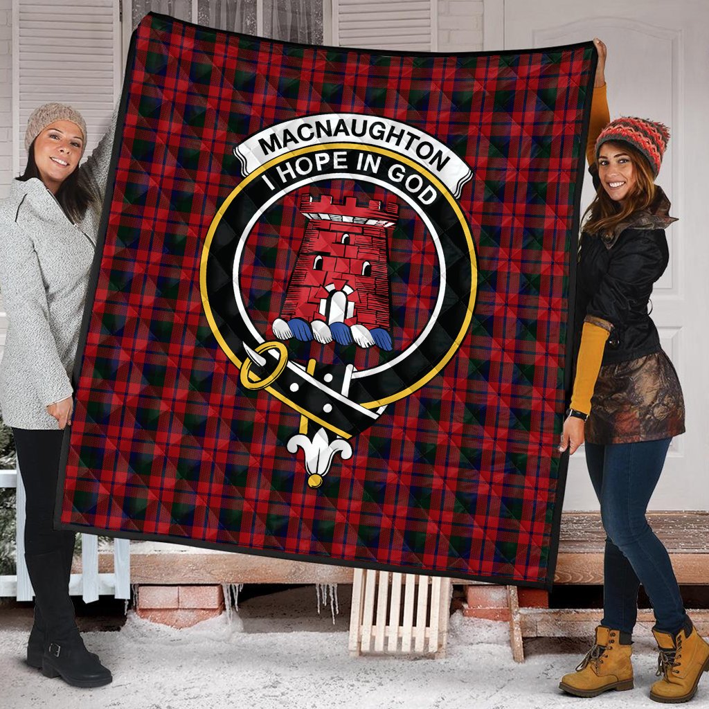 MacNaughton Logan Tartan Crest Quilt