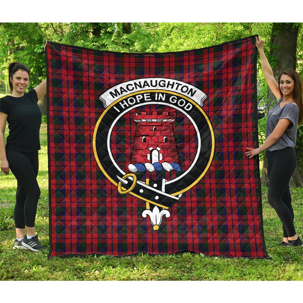 MacNaughton Logan Tartan Crest Quilt