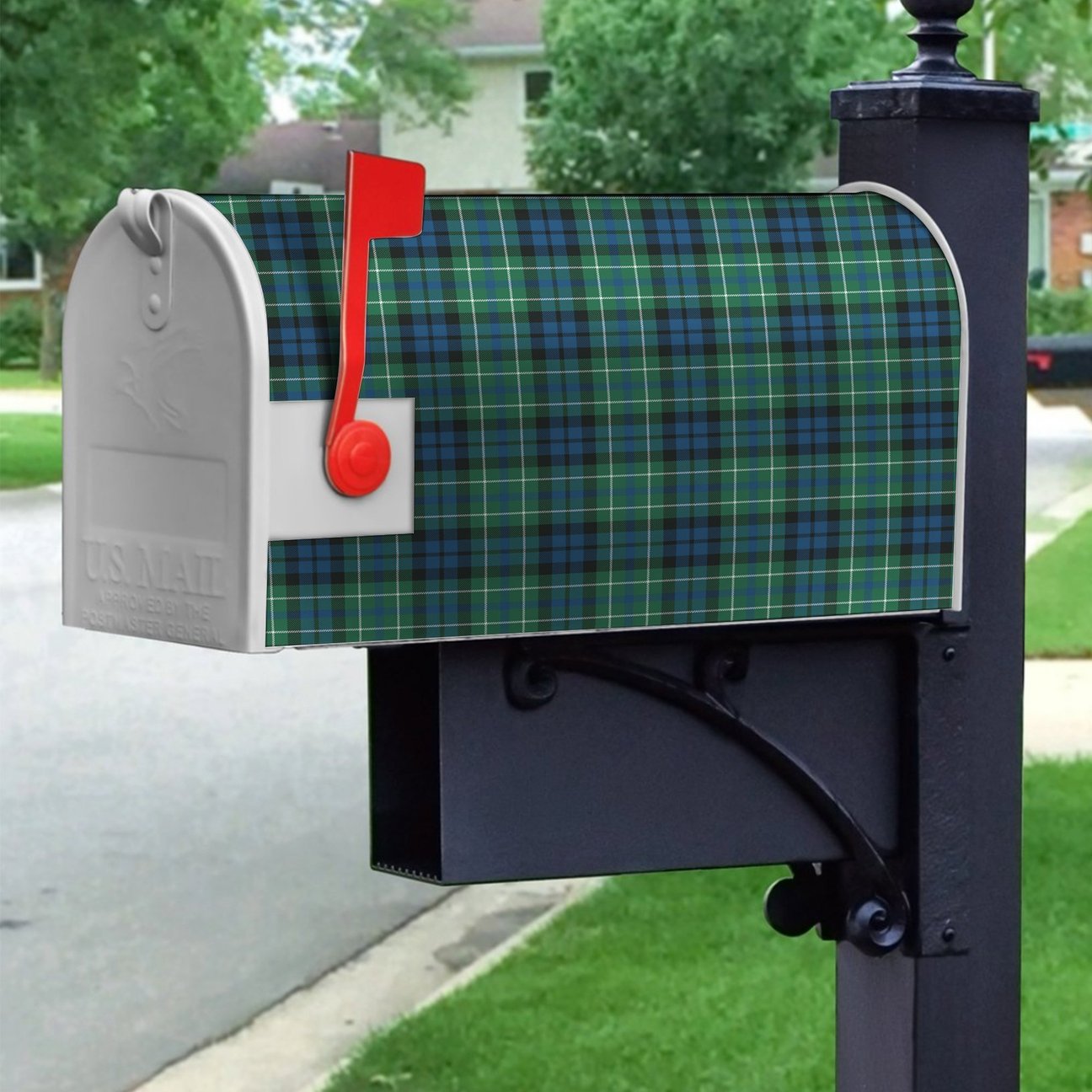 MacNeill Of Colonsay Ancient Tartan Crest Mailbox