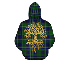 MacNeil of Colonsay Modern Tartan Hoodie - Tree Of Life