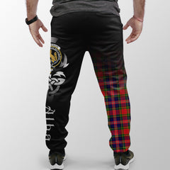 MacPherson Modern Tartan Crest Jogger Sweatpants - Alba Celtic Style