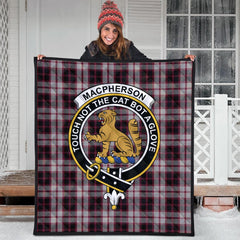 MacPherson Tartan Crest Quilt