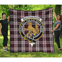 MacPherson Tartan Crest Quilt