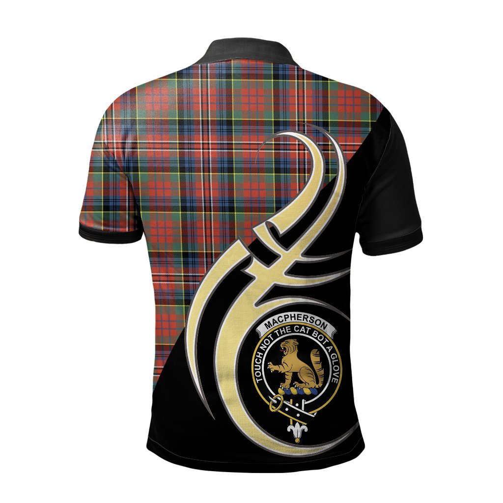 MacPherson Ancient Tartan Polo Shirt - Believe In Me Style