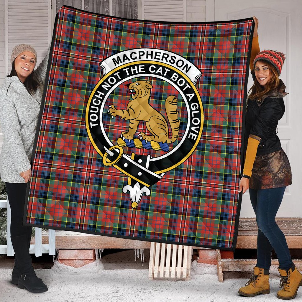 MacPherson Ancient Tartan Crest Quilt