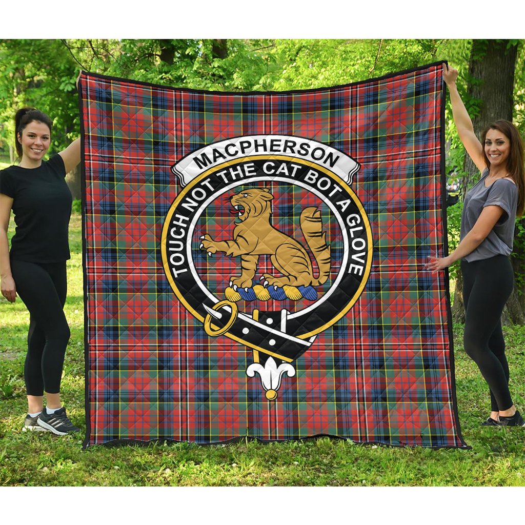 MacPherson Ancient Tartan Crest Quilt