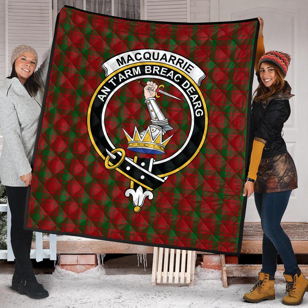 MacQuarrie Tartan Crest Quilt