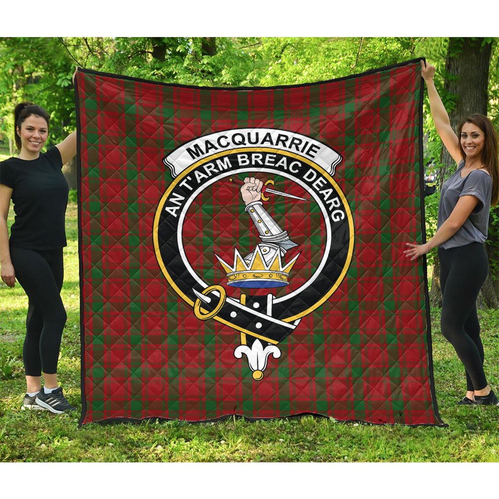 MacQuarrie Tartan Crest Quilt