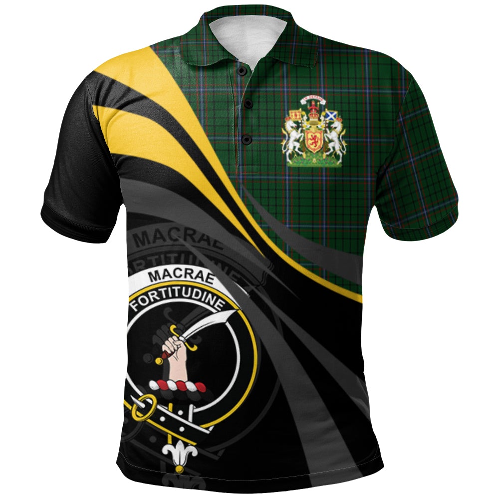 MacRae Tartan Polo Shirt - Royal Coat Of Arms Style