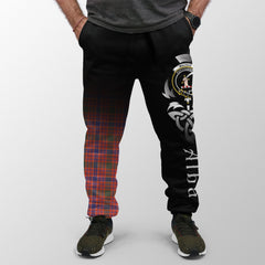 MacRae Ancient Tartan Crest Jogger Sweatpants - Alba Celtic Style