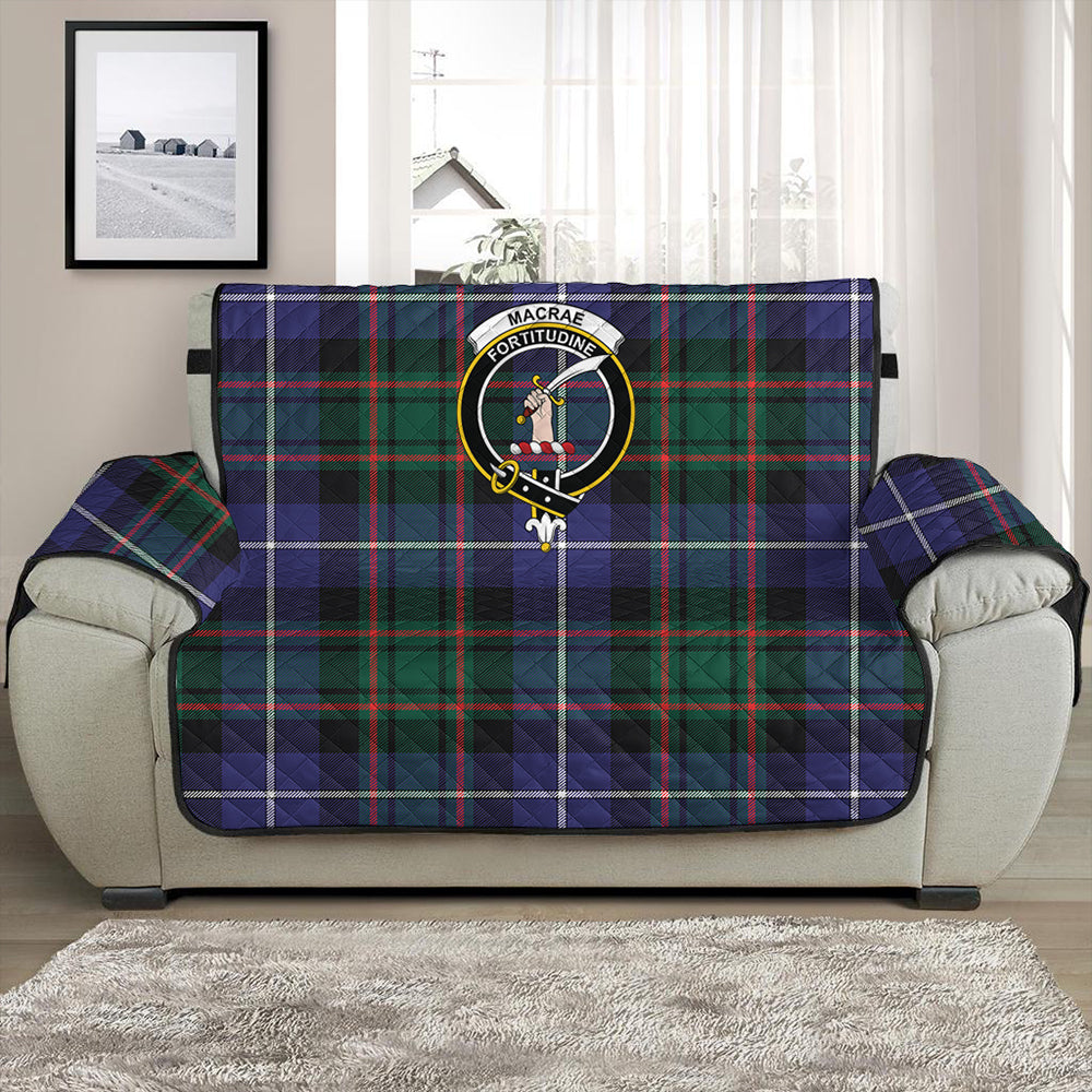 MacRae Hunting Modern Tartan Crest Sofa Protector